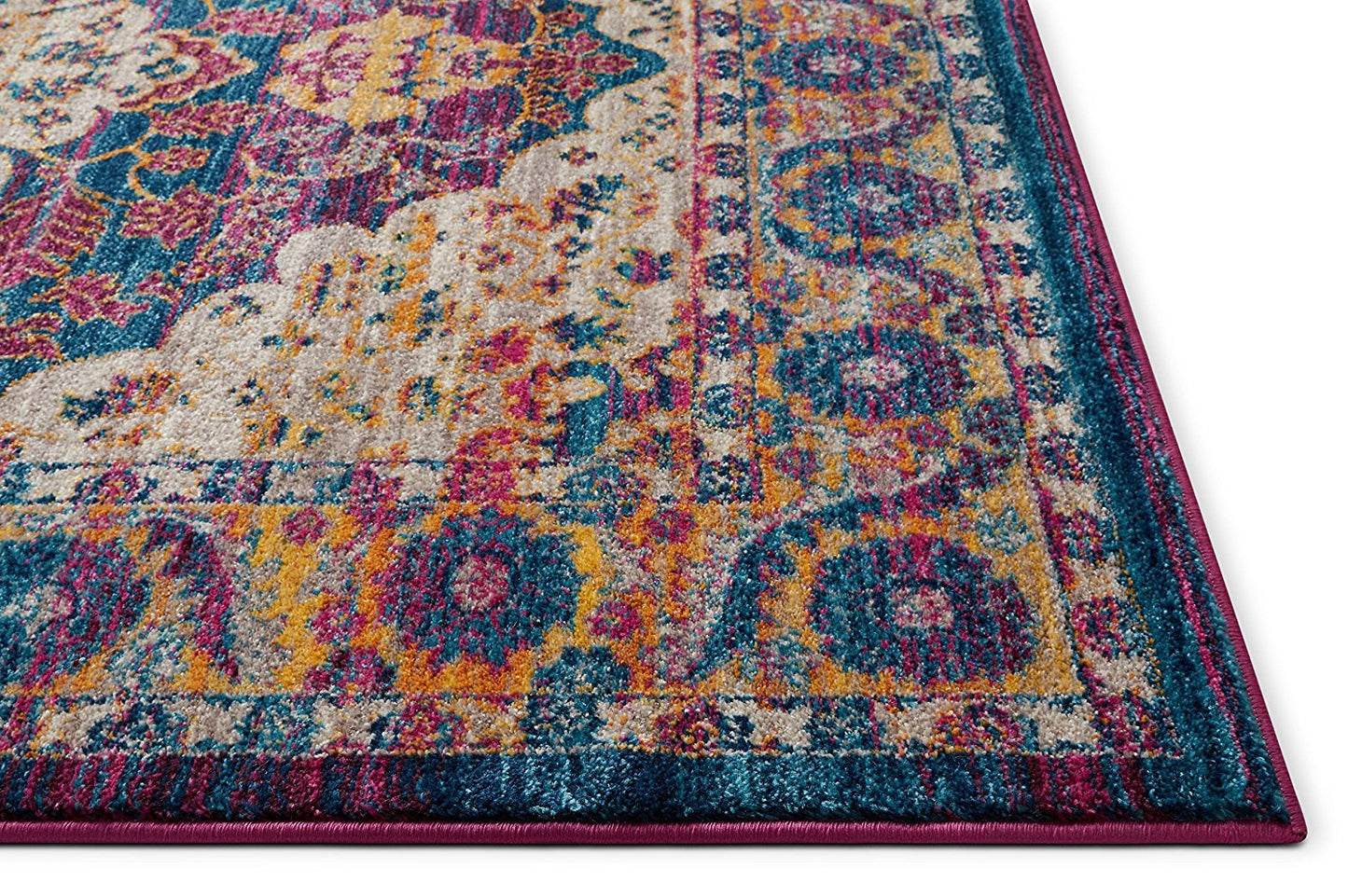 Vintage Medallion Lavender Area Rugs