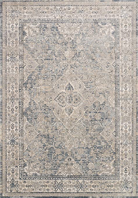 Loloi II Teagan Collection TEA-03 Ivory / Sand, Traditional 7'-11" x 10'-6" Area Rug