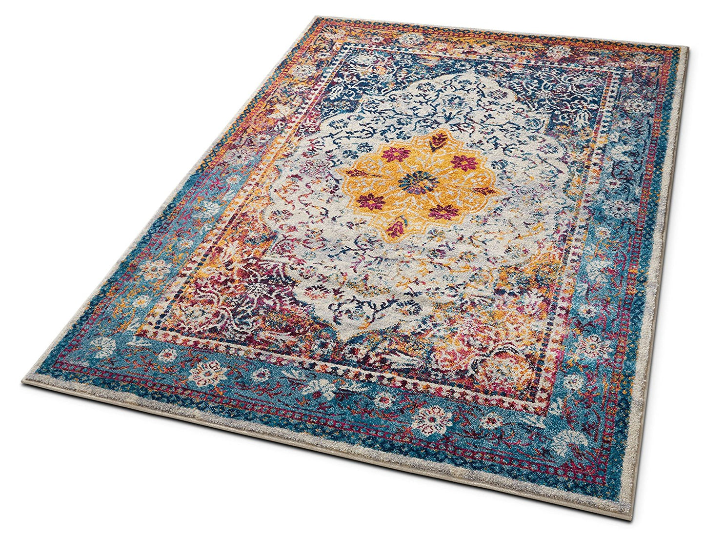 Multi-color Vintage Medallion Area Rugs