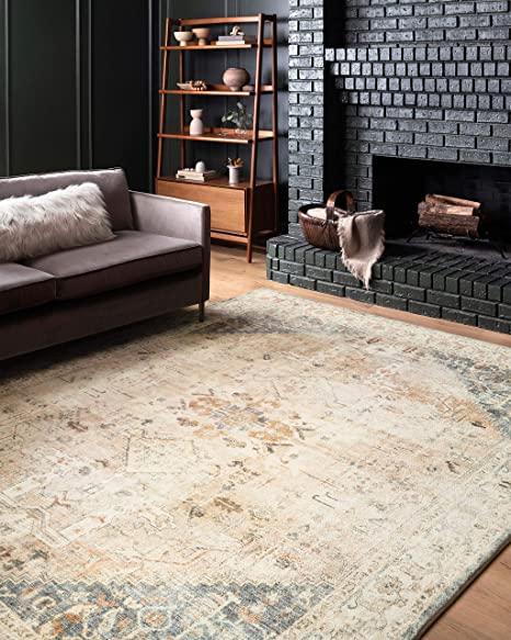 Rosette Beige / Multi, Traditional Area Rug