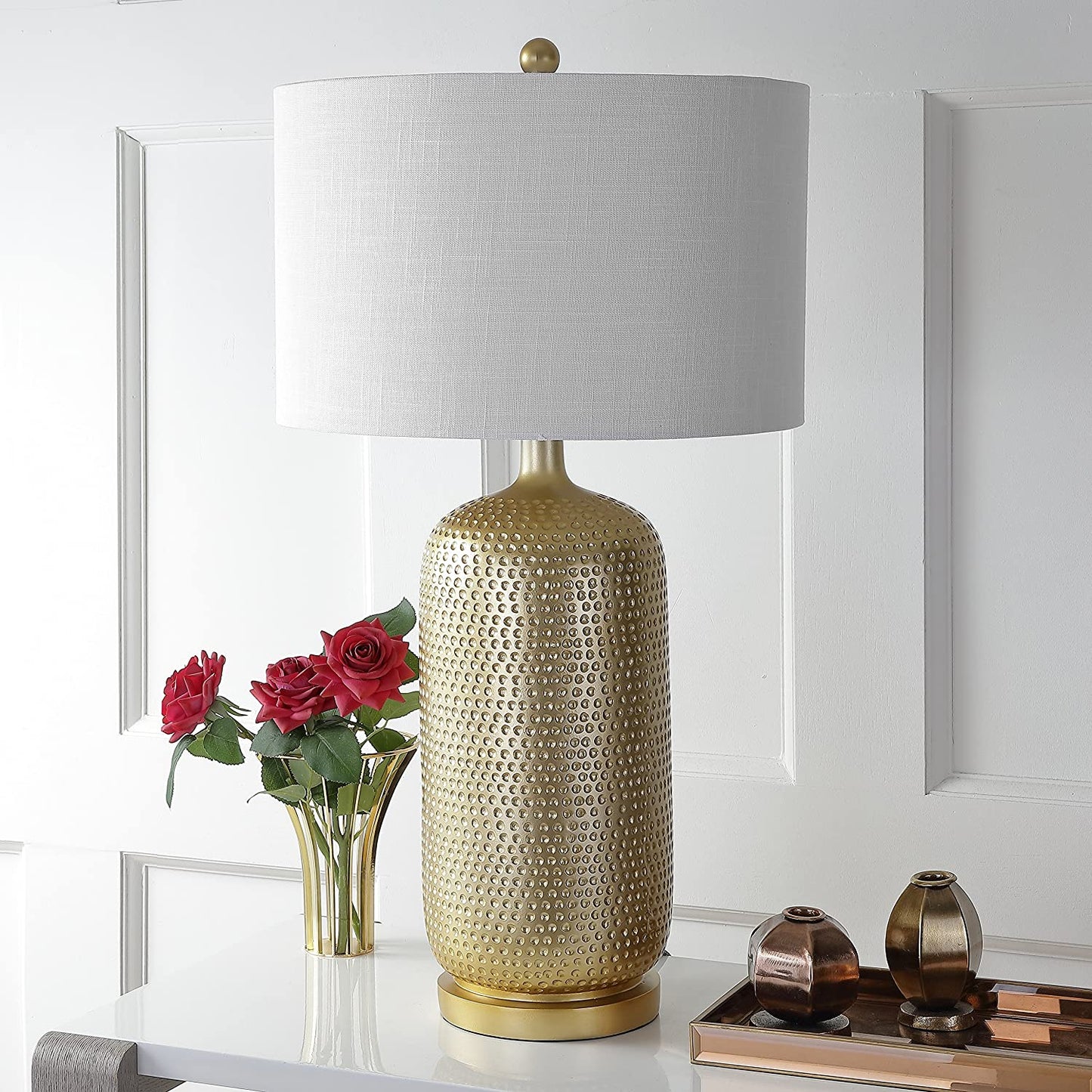 Sophia 30" Resin LED Lamp Gold