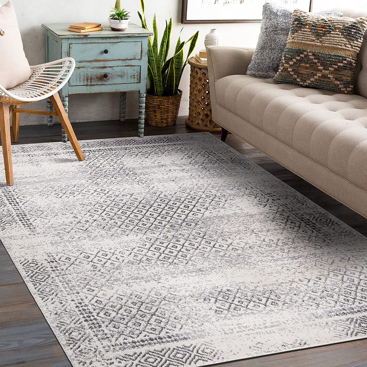 Bohemian Oriental Area Rug