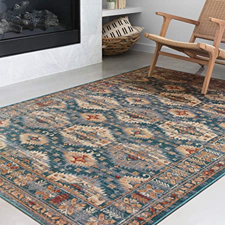 Loloi ll Isadora Collection Distressed Persian Area Rug, 2'-7" x 8'-0" Runner, Oatmeal/Multi