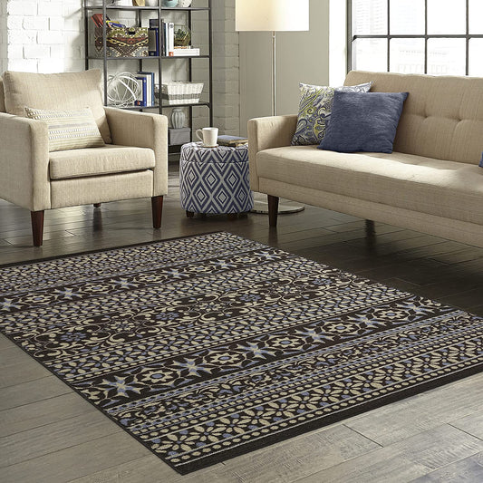 Maples Rugs Zoe Runner Rug Non Slip Hallway Brown