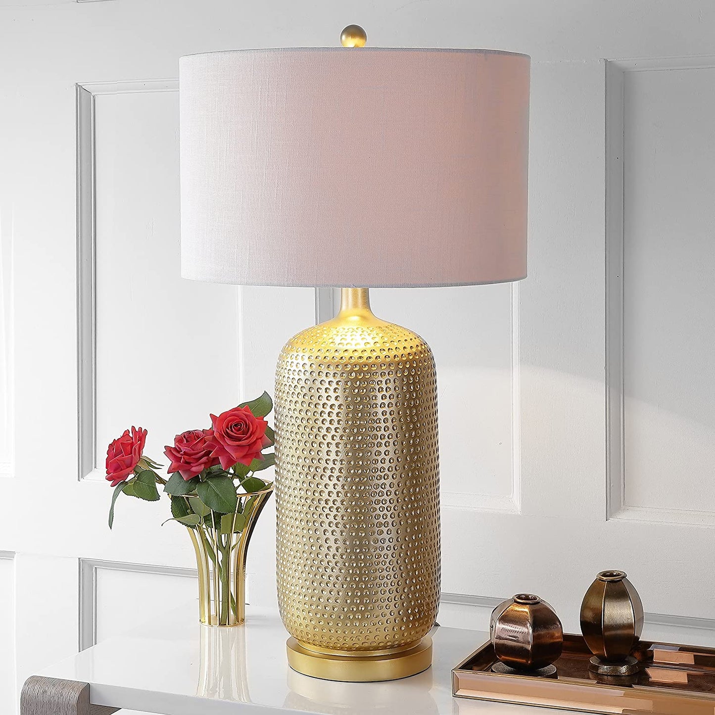Sophia 30" Resin LED Lamp Gold