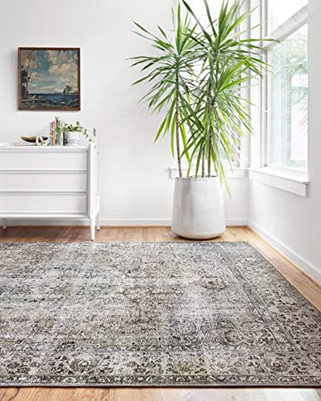 Loloi II Layla Collection LAY-02 Spice / Marine, Traditional 3'-6" x 5'-6" Accent Rug