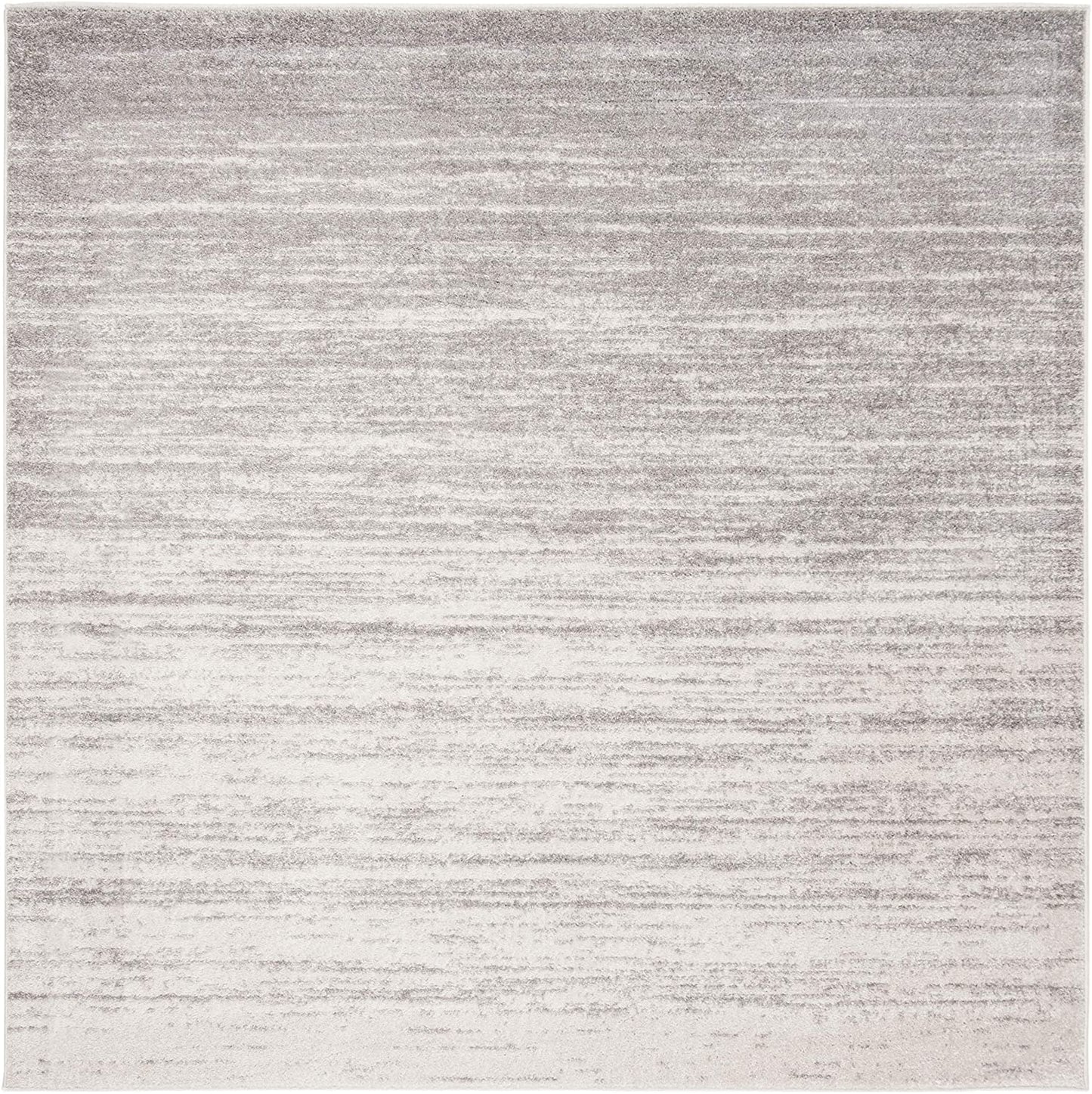 Ombre Ivory Silver Soft Area Rug