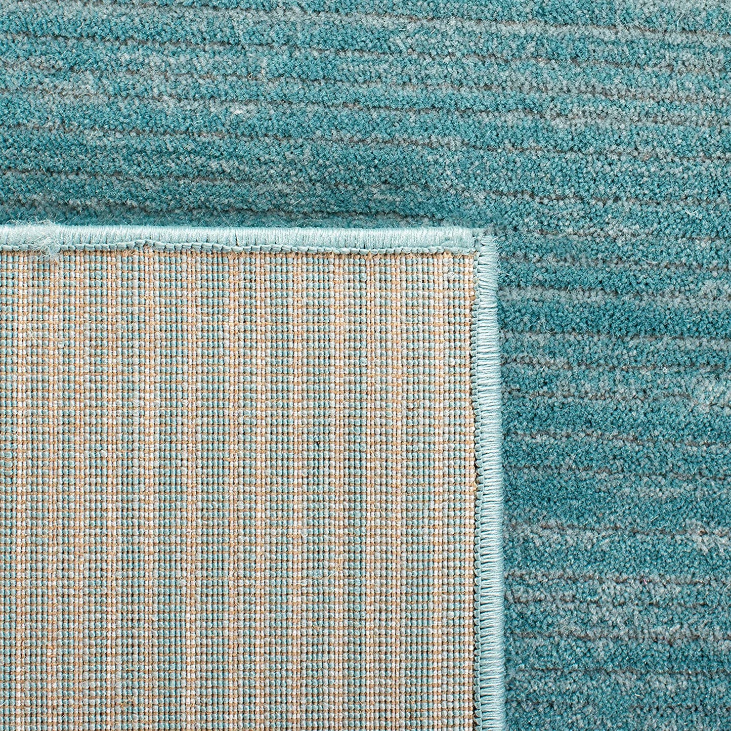 Safavieh Vision Collection VSN606B Modern Ombre Tonal Chic Non-Shedding Stain Resistant Living Room Bedroom Area Rug, 3' x 5', Aqua Kais