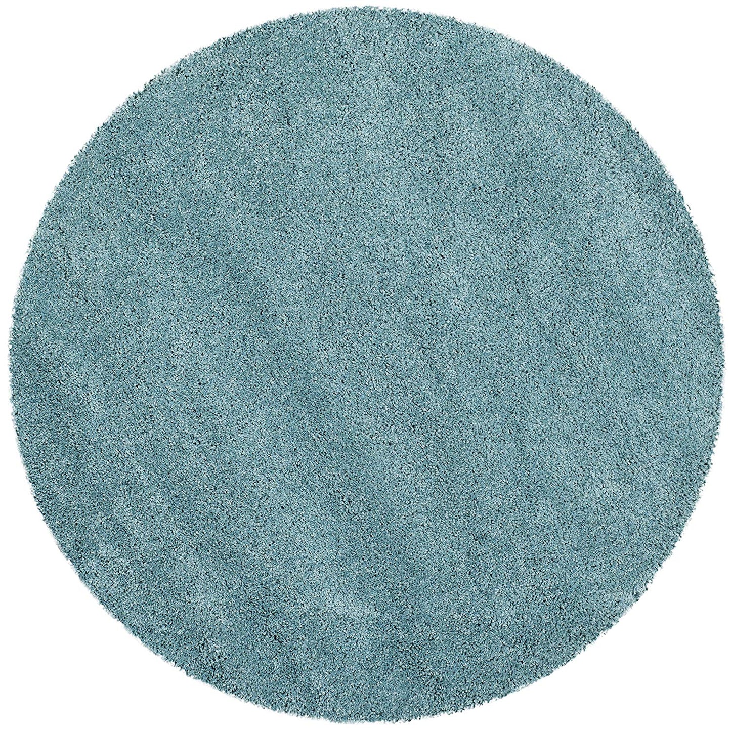 Aqua Blue Soft Plush Shag Area Rug
