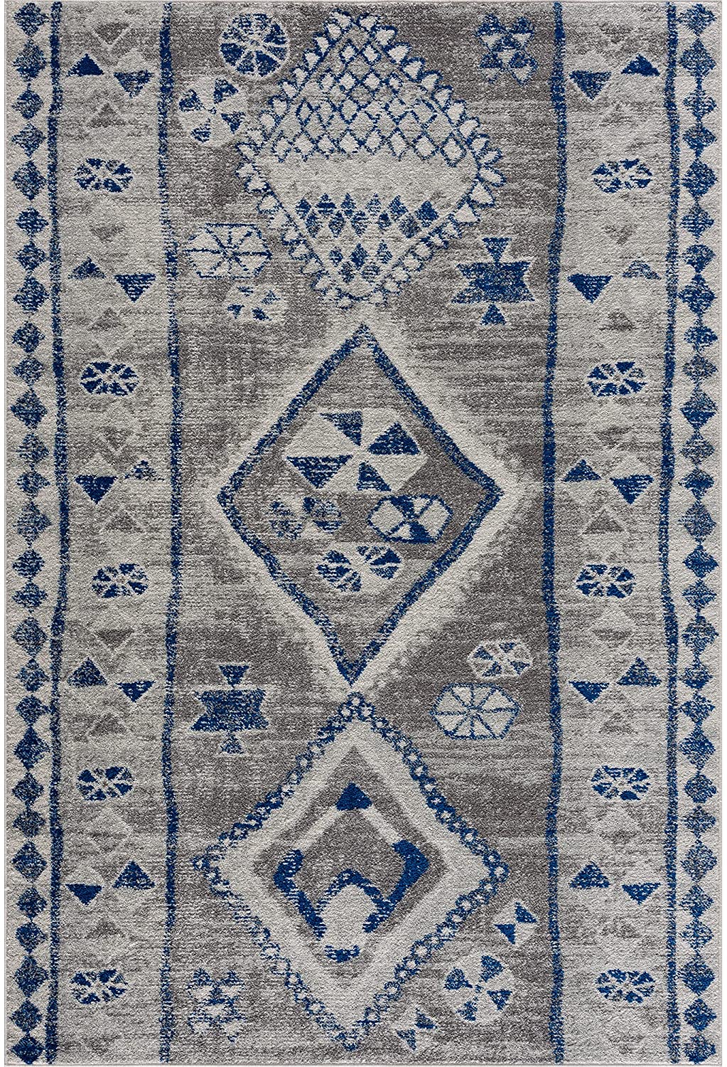 Tribal Geometric Boho Entryways and Hallways Soft Area Rug