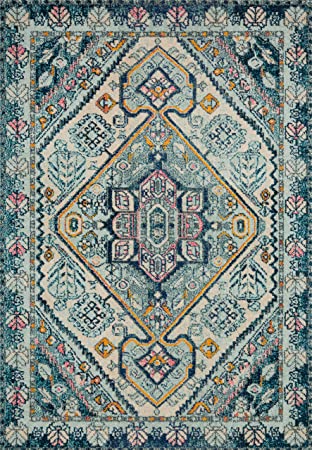 Loloi II Nadia NN-01 Ivory / Multi Transitional Area Rug 8'-0" x 11'-0"