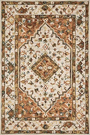 Loloi II Beatty BEA-01 Ivory Traditional Area Rug 7'-9" x 9'-9"