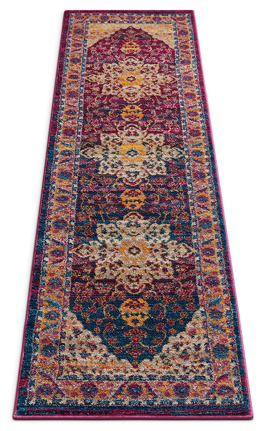 Vintage Medallion Lavender Area Rugs