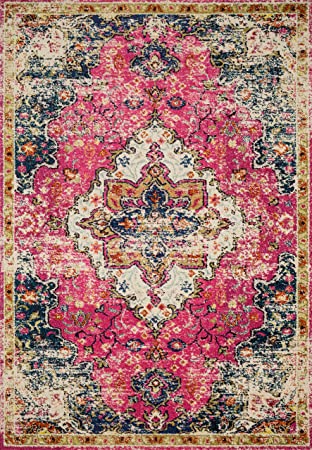 Loloi II Nadia NN-01 Ivory / Multi Transitional Area Rug 8'-0" x 11'-0"