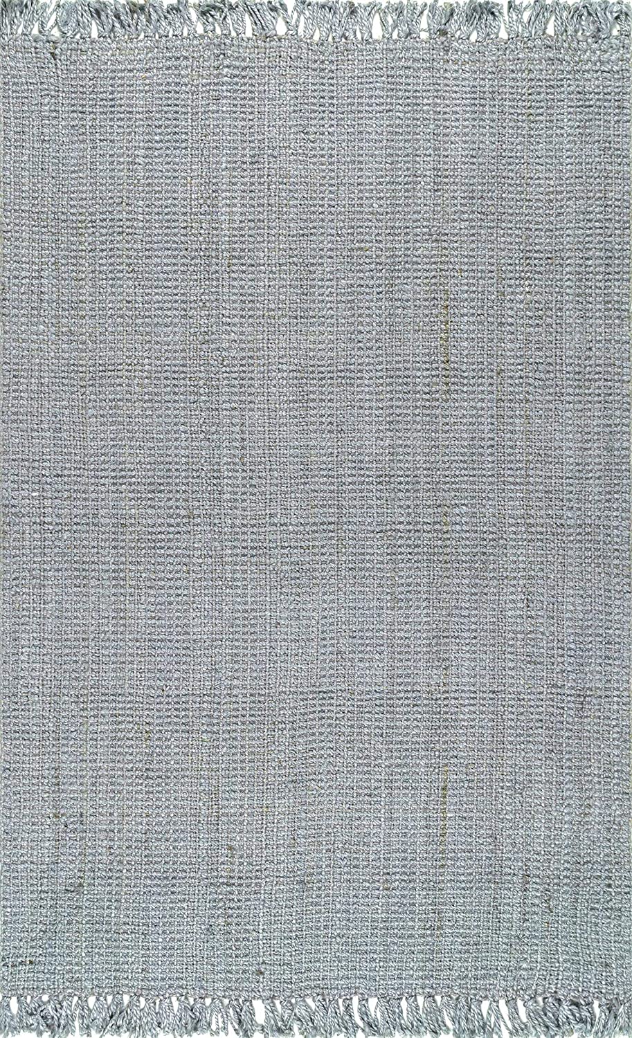 Chunky Loop Grey  Jute Rug - Multiple sizes available