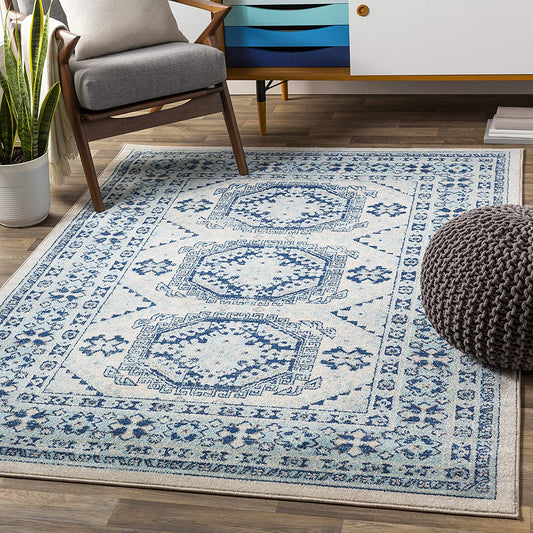 Clarie Soft Area Rug Aqua