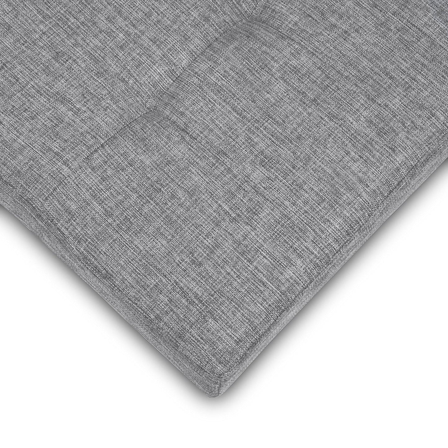 Linen Fabric Ottoman with SMART LIFT Top - 2 Piece Set