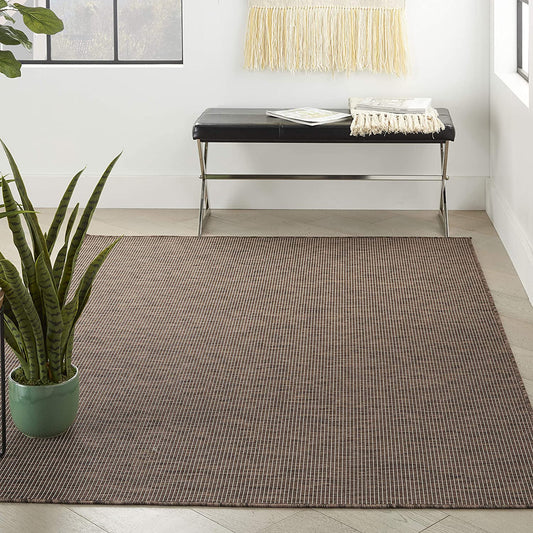 Flat-Weave Indoor/Outdoor Natural Soft Area Rug