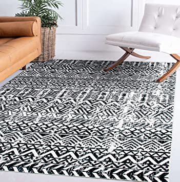 Distressed Boho Machine Washable Non Slip Area Rug