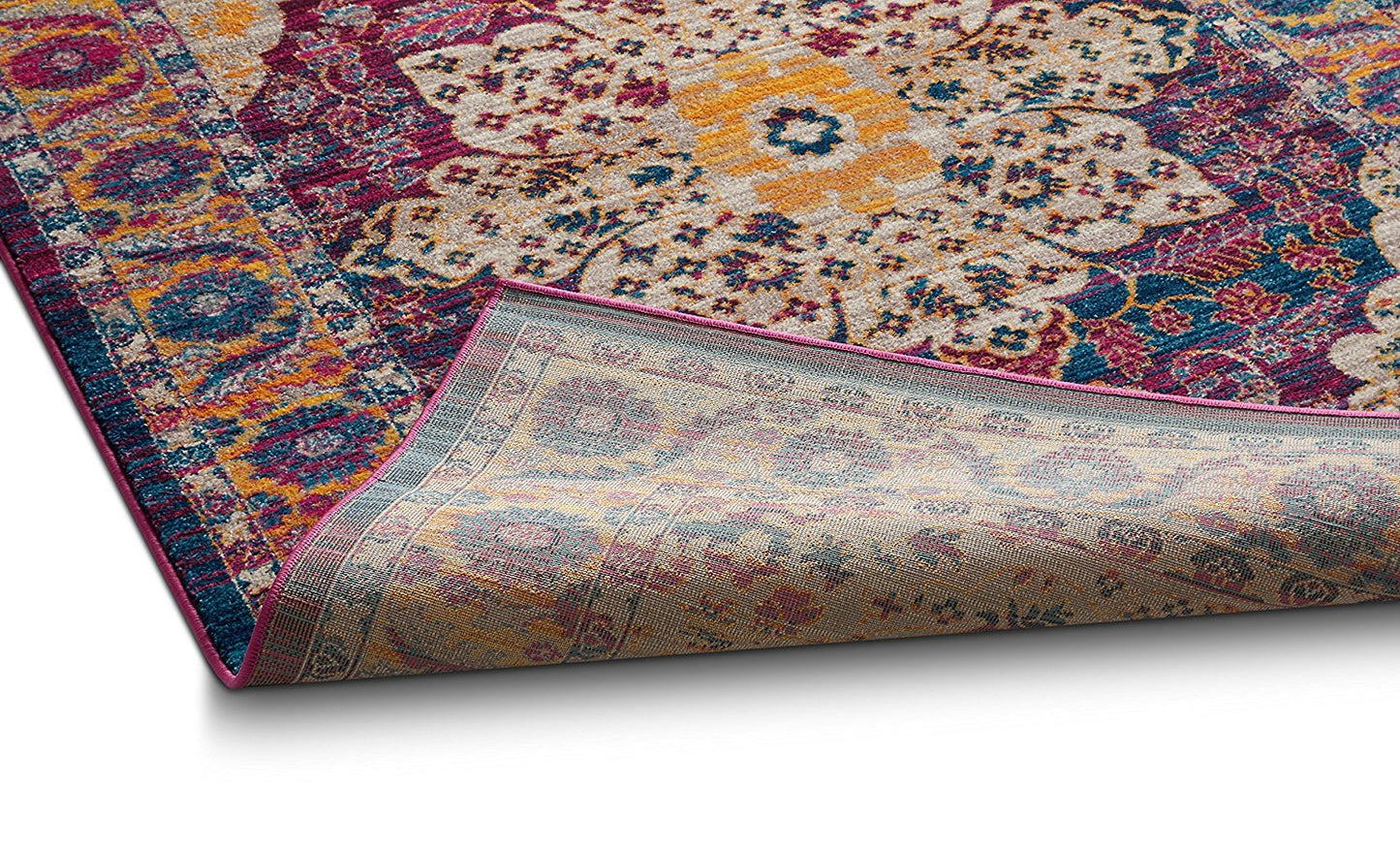 Vintage Medallion Lavender Area Rugs