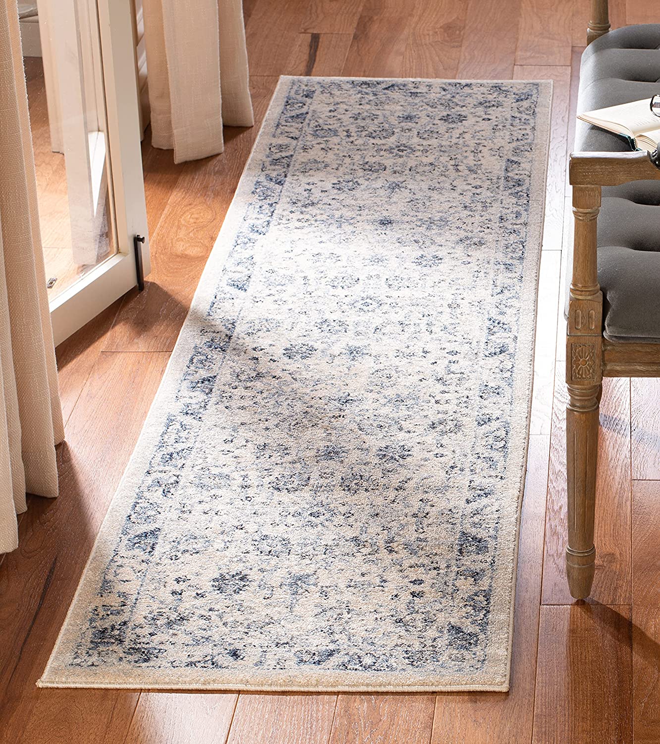 Charleston Collection Oriental Distressed Area Rug
