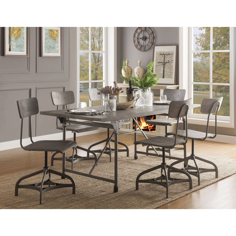 Gray Oak and Sand Jonquil Side Chair - Set of 2