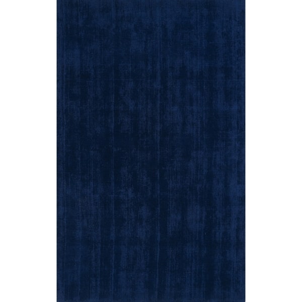 Garrett Solid Blue Area Rug