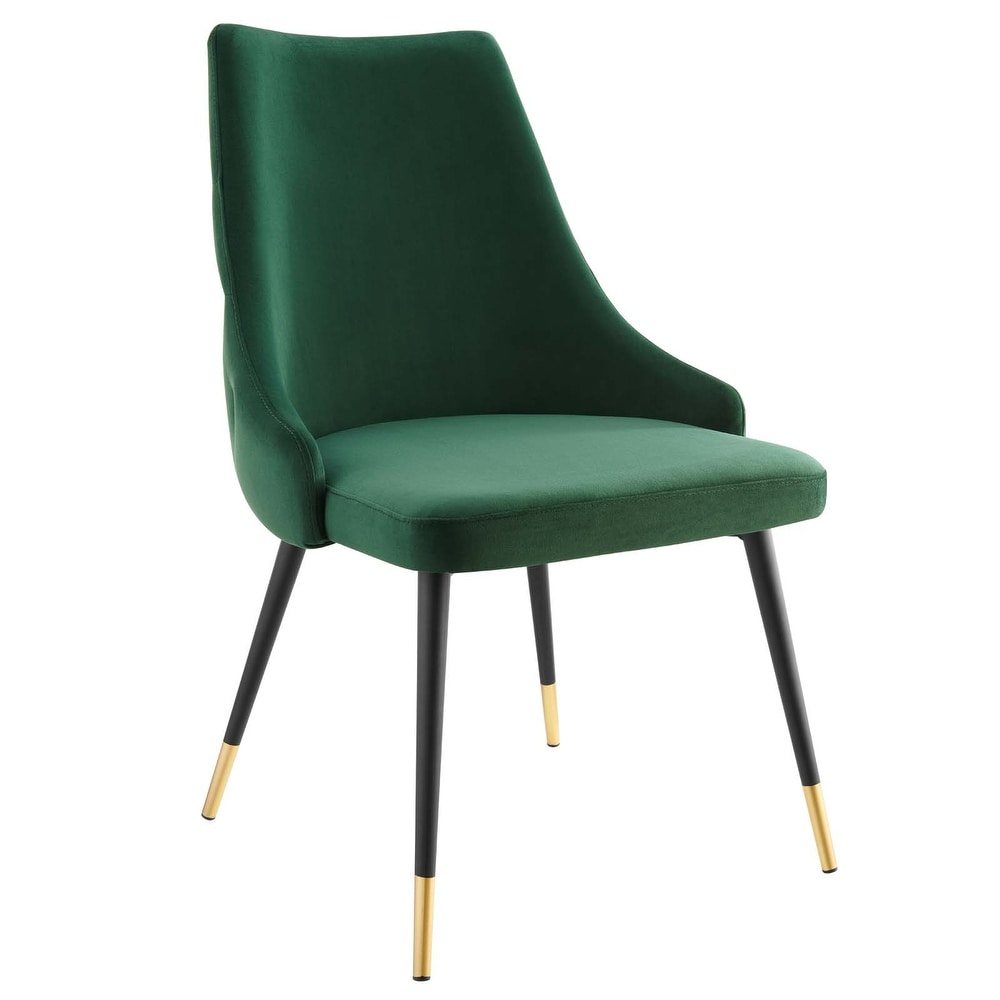 Adorn Tufted Performance Velvet Dining Side Chair - Teal