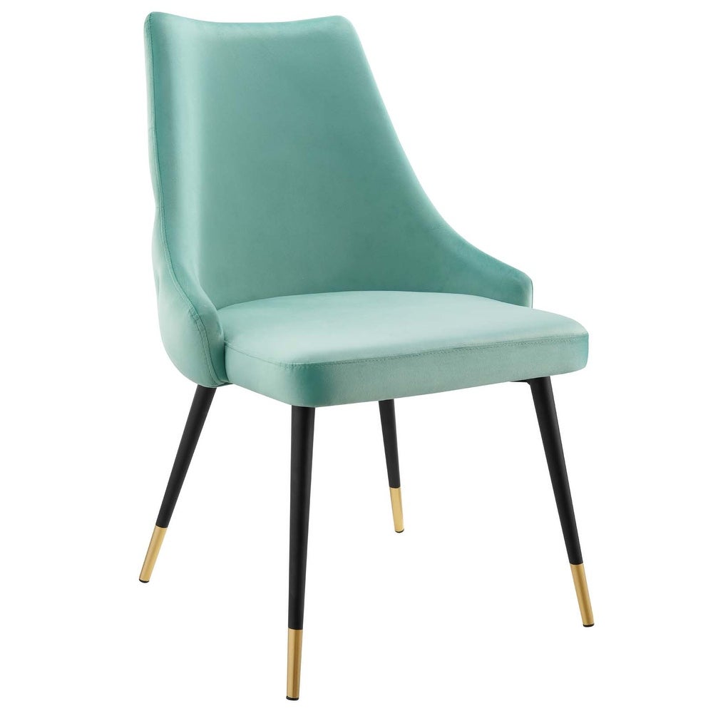 Adorn Tufted Performance Velvet Dining Side Chair - Teal