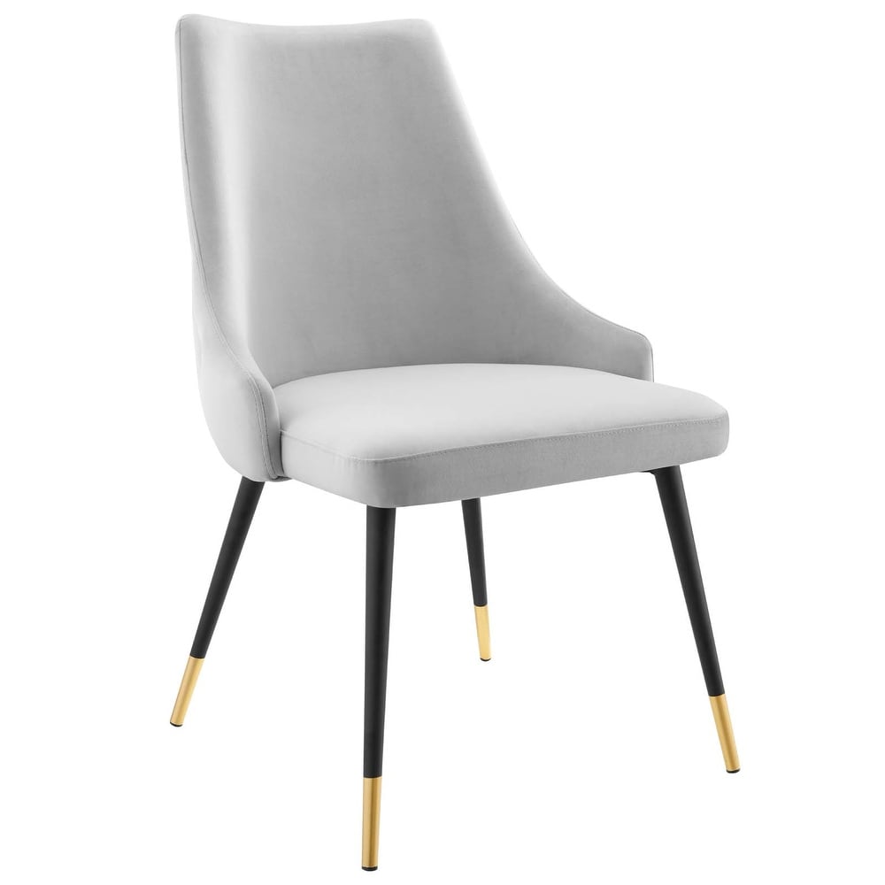 Adorn Tufted Performance Velvet Dining Side Chair - Teal