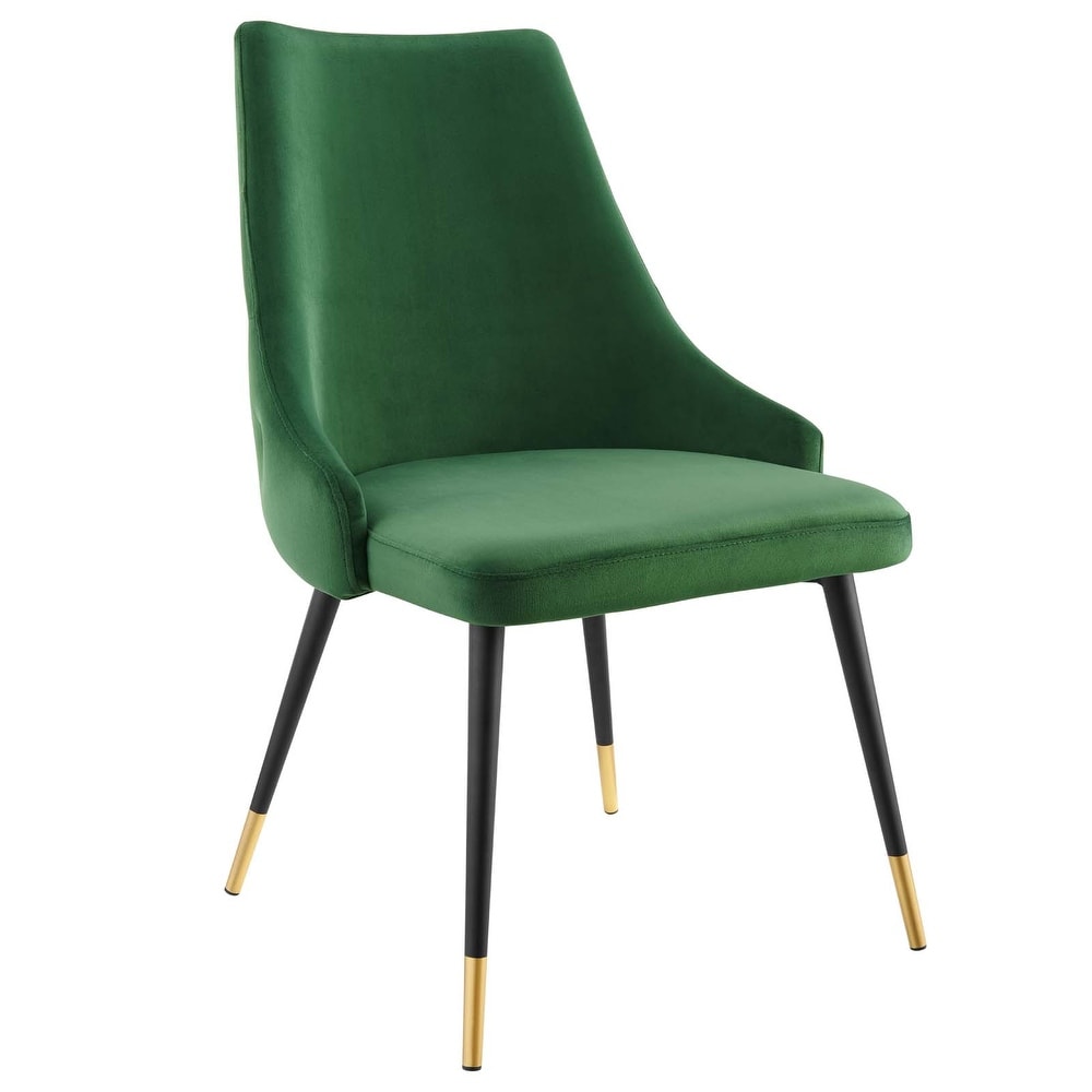 Adorn Tufted Performance Velvet Dining Side Chair - Teal