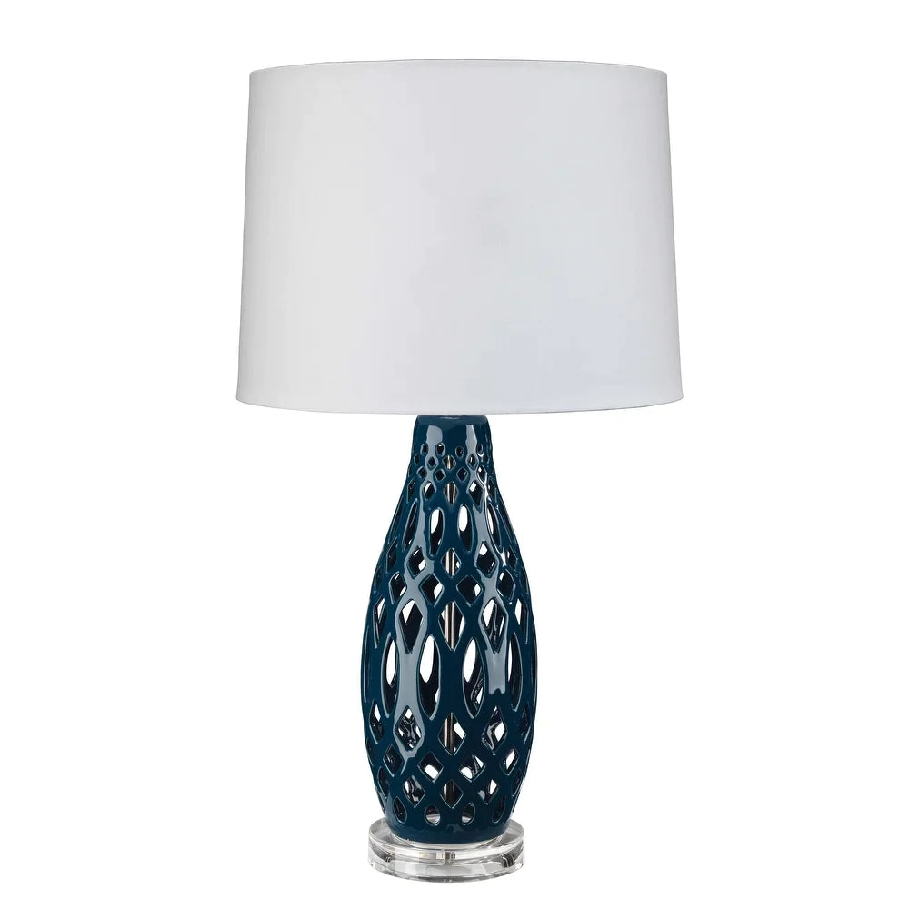 Alden Décor Filigree Table Lamp