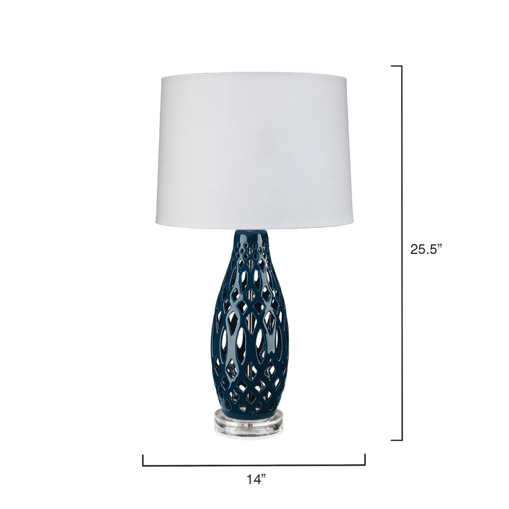 Alden Décor Filigree Table Lamp