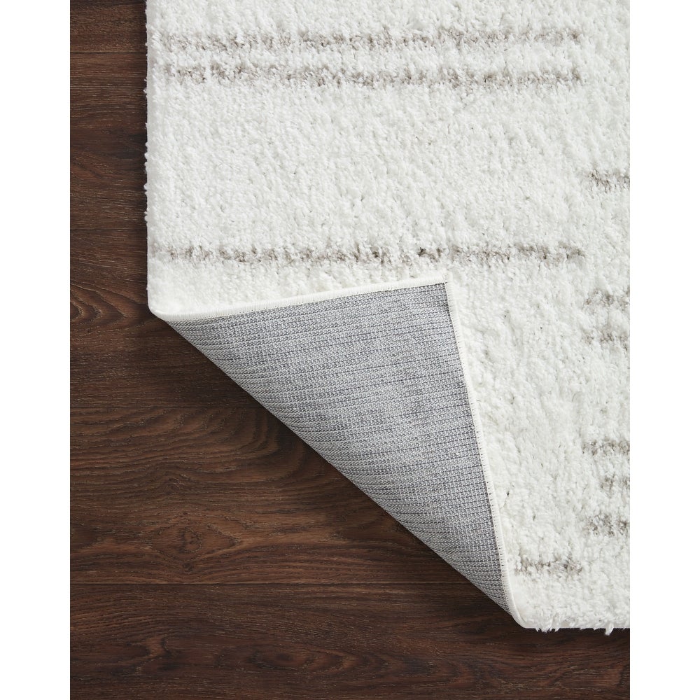 Modern Stripe Shag Soft Area Rug