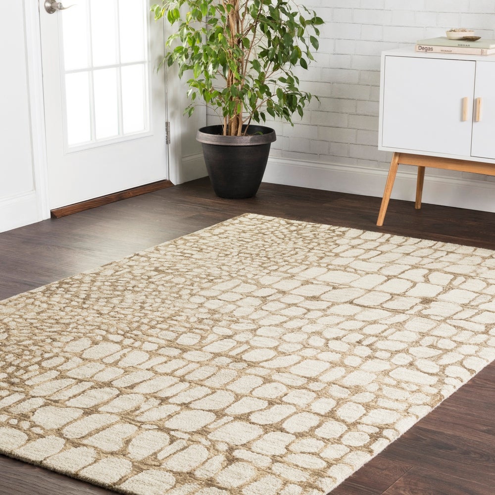 Zawadi Modern Moroccan Wool Soft Area Rug