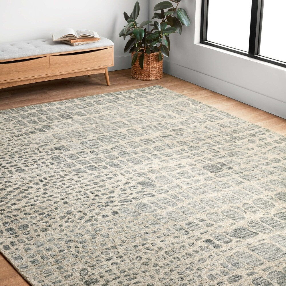 Zawadi Modern Moroccan Wool Soft Area Rug