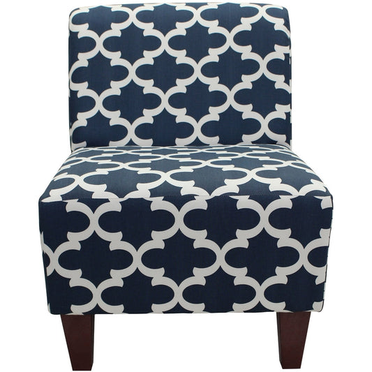 Amanda Armless Accent Chair, Multiple Colors