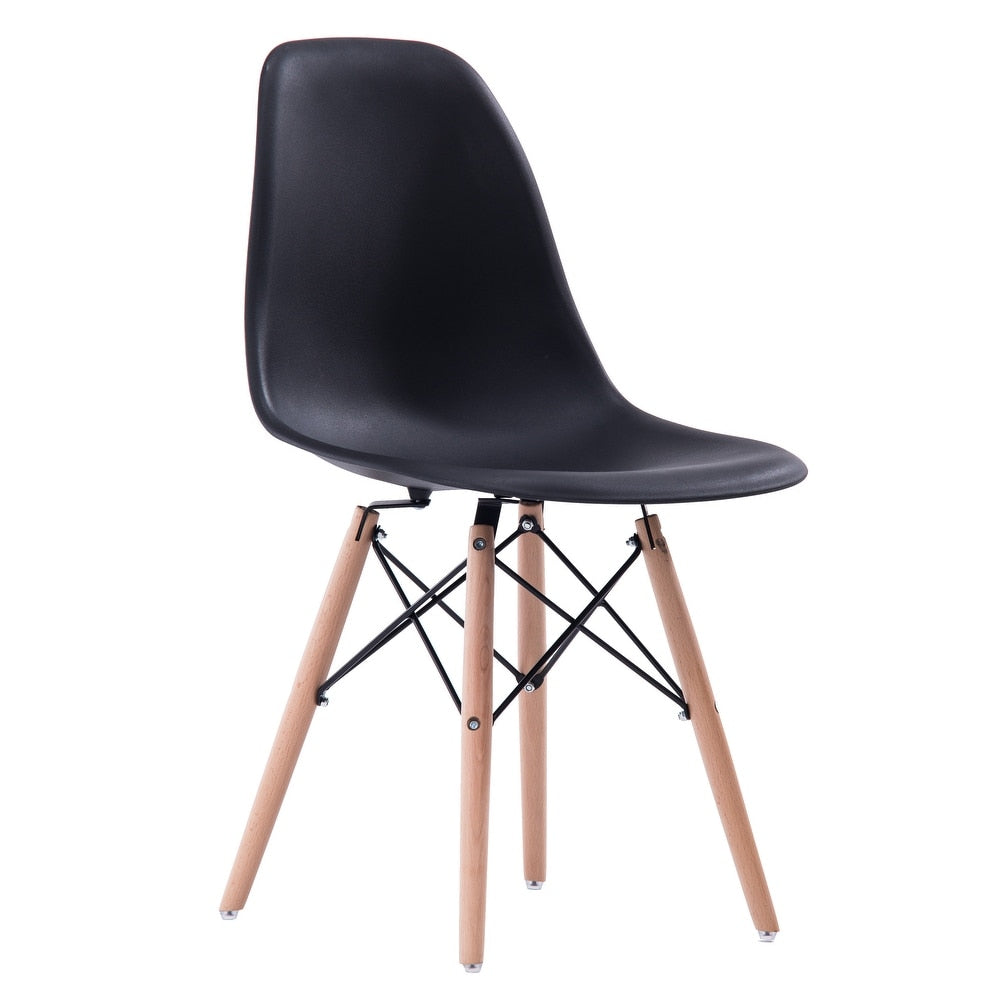 April Mid-Century Dining Chair - White