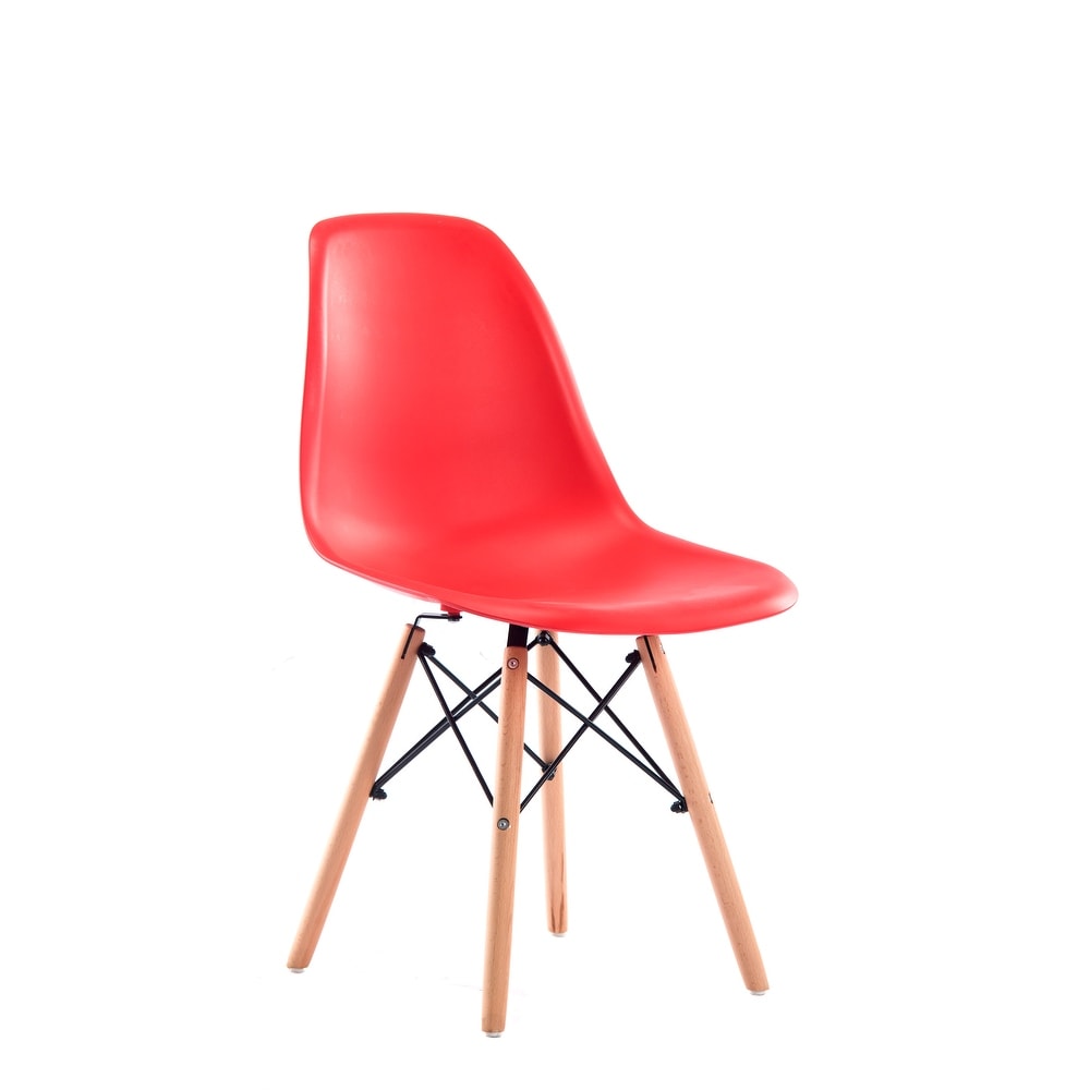 April Mid-Century Dining Chair - White