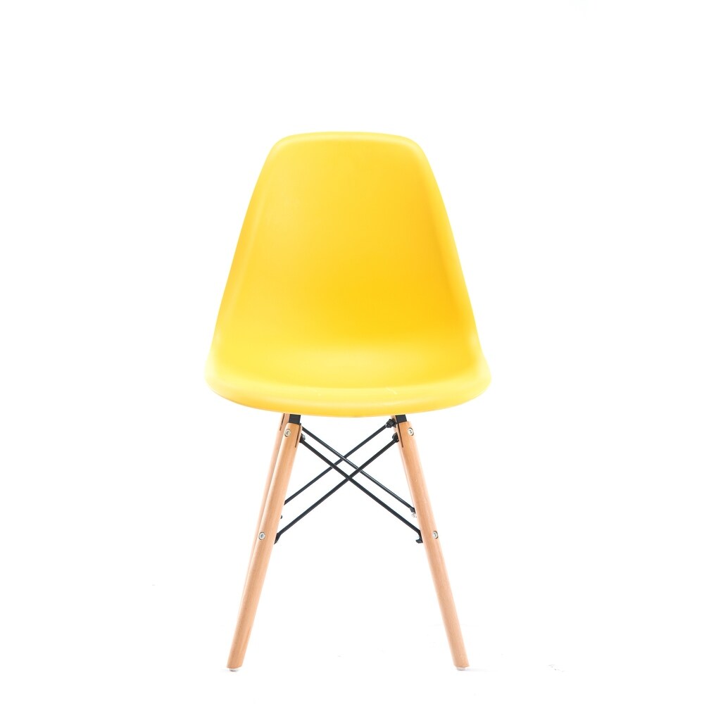 April Mid-Century Dining Chair - White