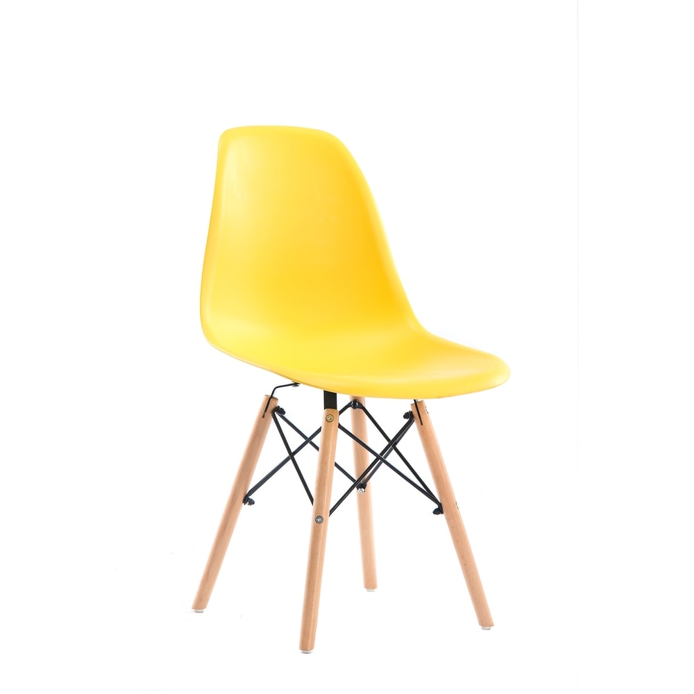April Mid-Century Dining Chair - White