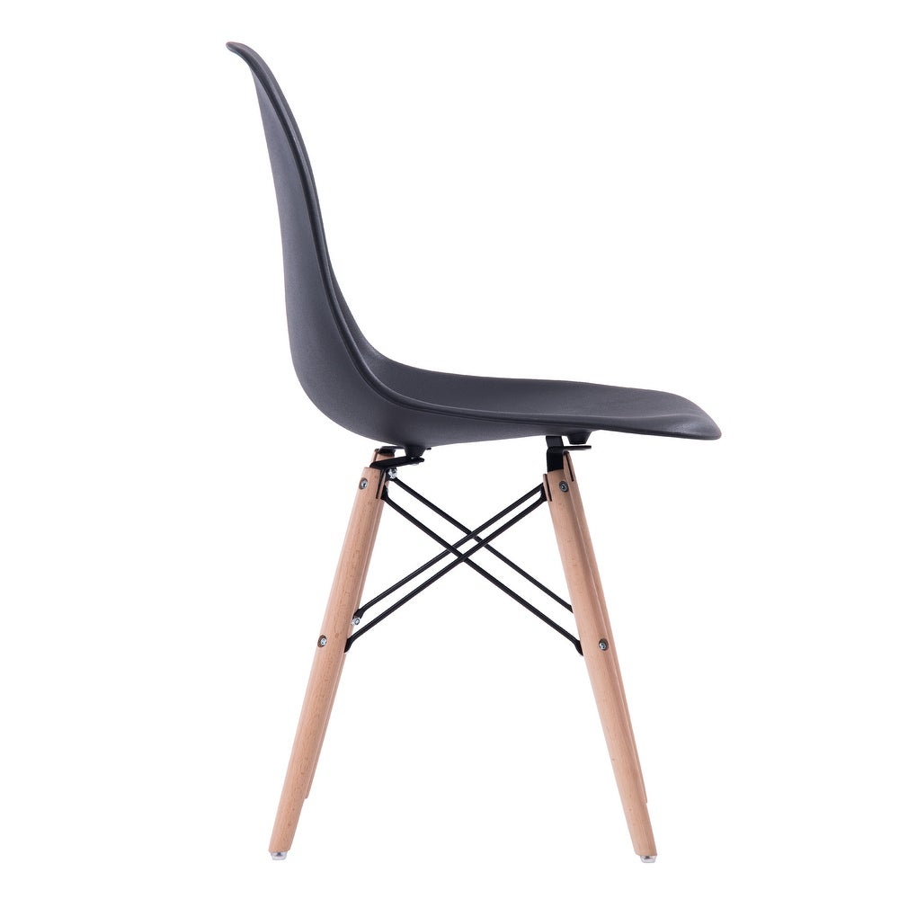 April Mid-Century Dining Chair - White