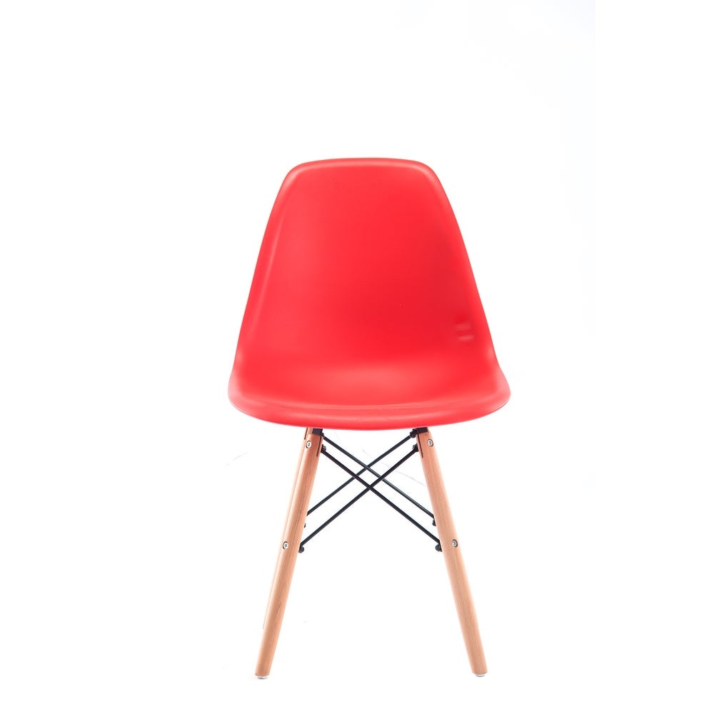 April Mid-Century Dining Chair - White