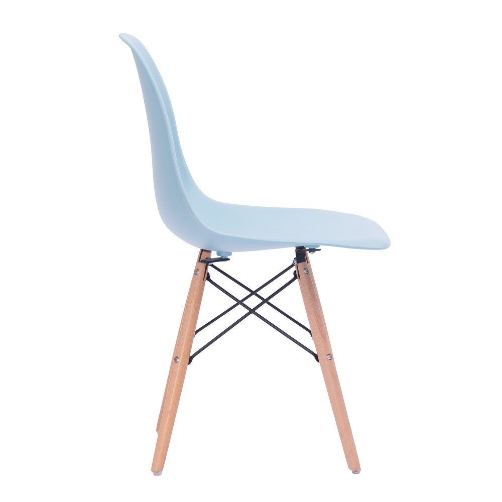 April Mid-Century Dining Chair - White