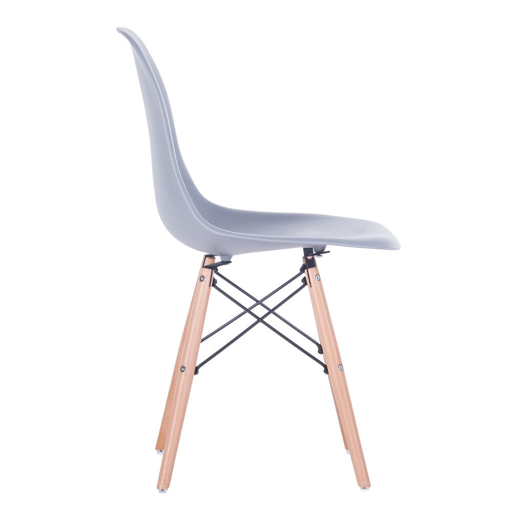 April Mid-Century Dining Chair - White