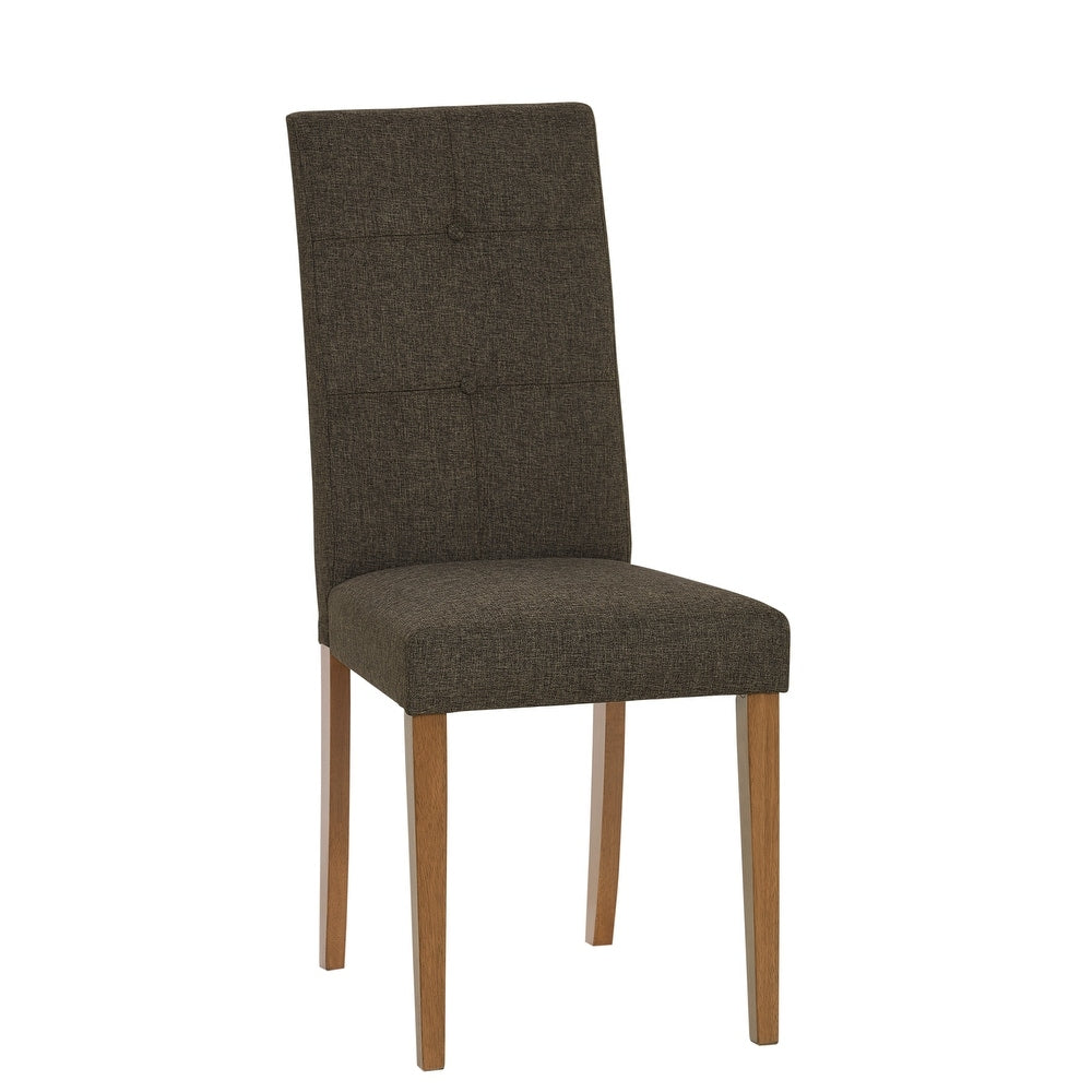 Arcade Upholstered Tufted Dining Chair, Set of 2 - 17" x 24" x 38" h