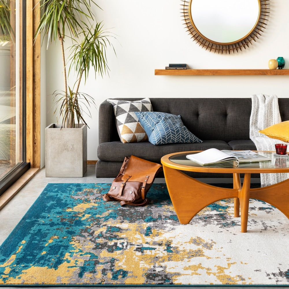 Avery Watercolor Soft Area Rug