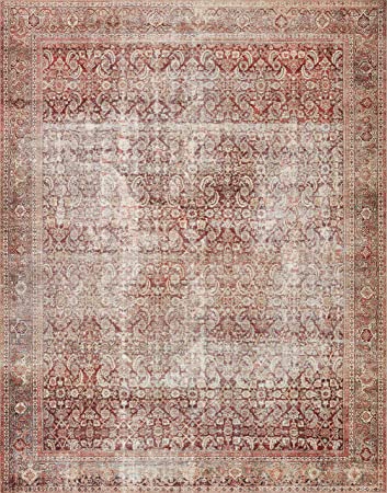 Loloi II Layla Collection LAY-02 Spice / Marine, Traditional 3'-6" x 5'-6" Accent Rug