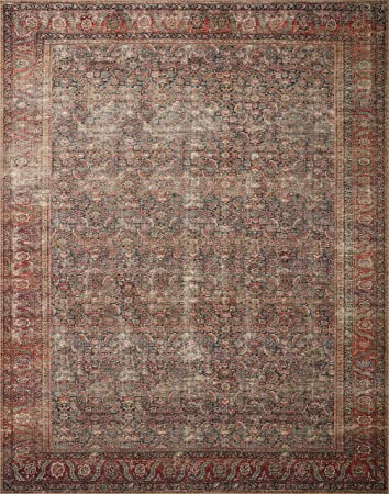 Loloi II Wynter Collection WYN-02 Auburn / Multi, Traditional 8'-6" x 11'-6" Area Rug