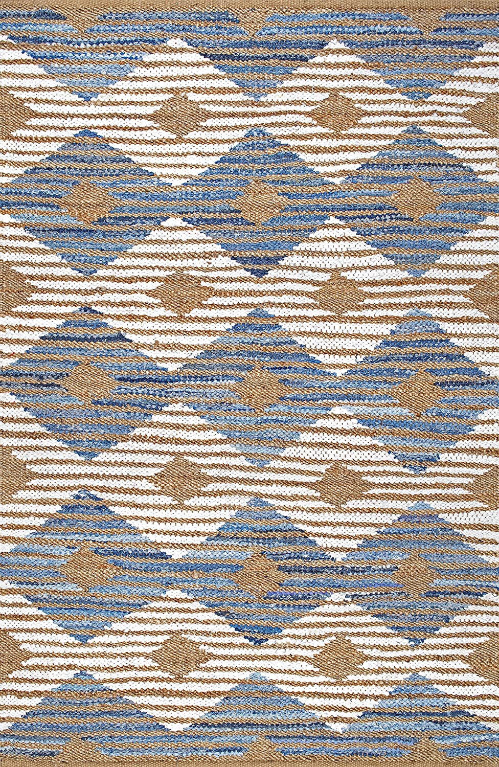 Buy rugs online @The Rug Republic - hand woven hemp denim area rug
